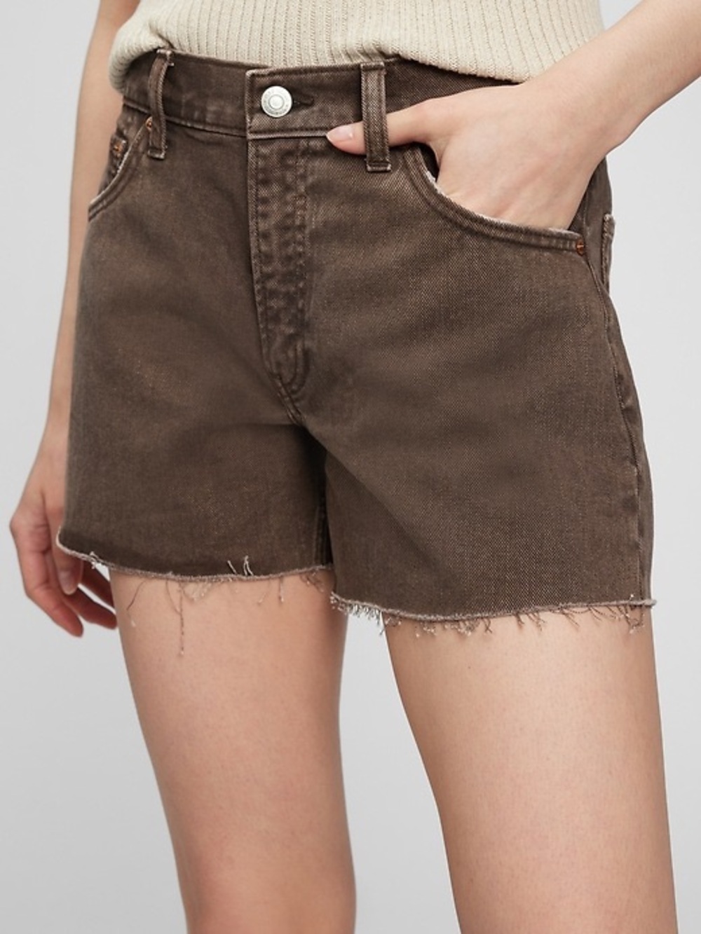 Gap Low Rise Brown Shorts